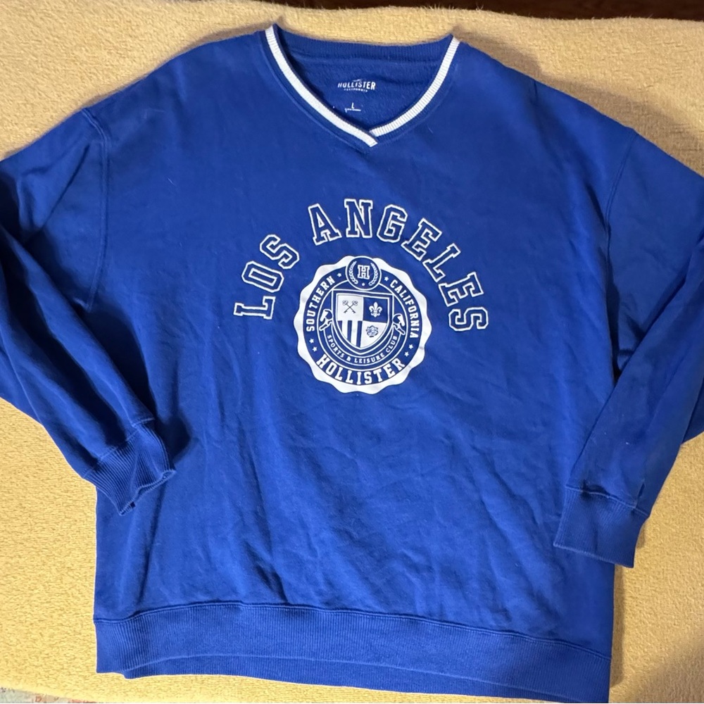 Hollister Blue Los Angeles Sweatshirt